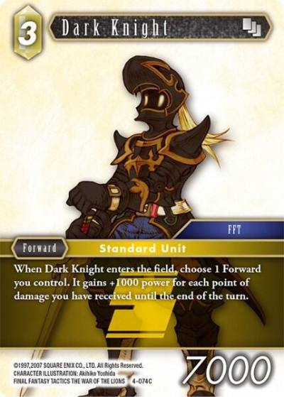 Dark Knight 4-074C Opus IV Final Fantasy card