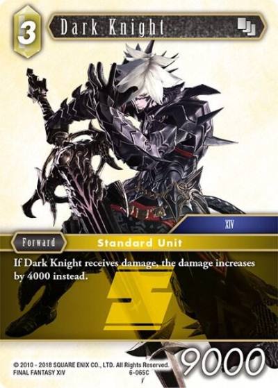 Dark Knight 6-065C Opus VI Final Fantasy card