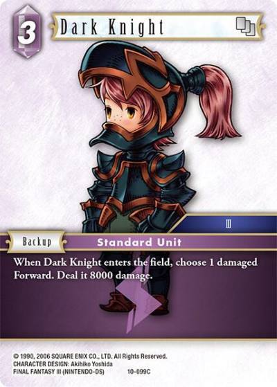 Dark Knight Arc 10-099C Opus X Final Fantasy card