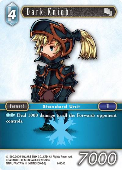 Dark Knight Ingus 1-054C Opus I Final Fantasy card
