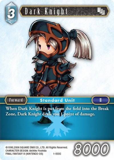 Dark Knight Luneth 1-055C Opus I Final Fantasy card