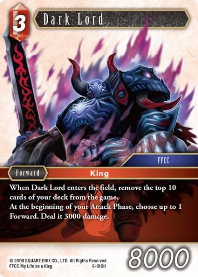 Dark Lord 6-016H Opus VI Final Fantasy card