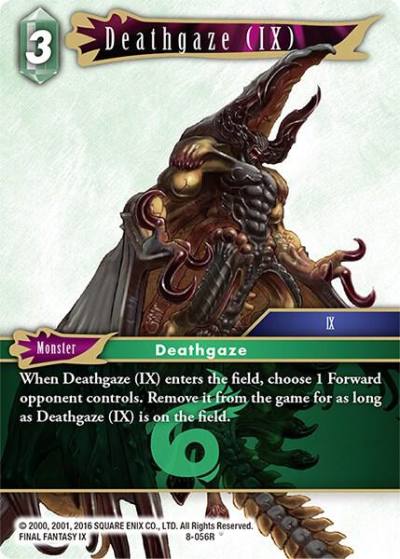 Deathgaze IX 8-056R Opus VIII Final Fantasy card