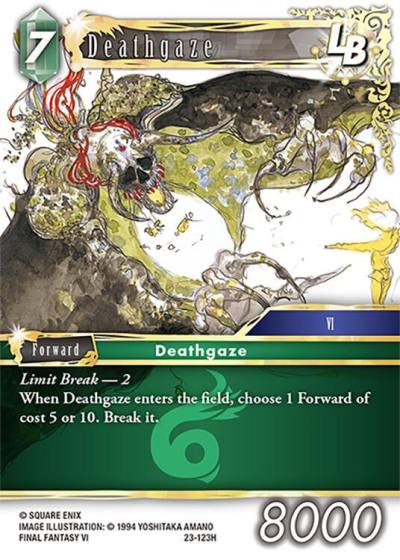 Deathgaze LB 23-123H Hidden Trials Final Fantasy card