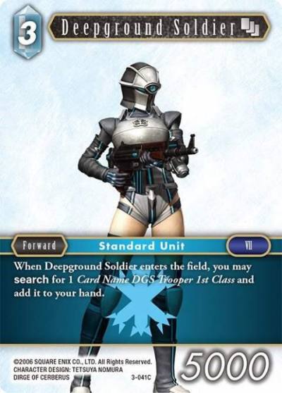 Deepground Soldier 3-041C Opus III Final Fantasy card