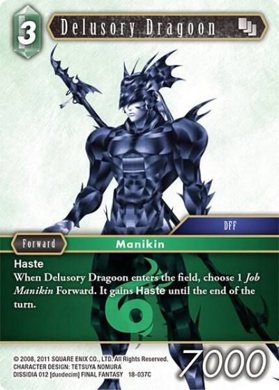 Delusory Dragoon 18-037C Resurgence of Power Final Fantasy card