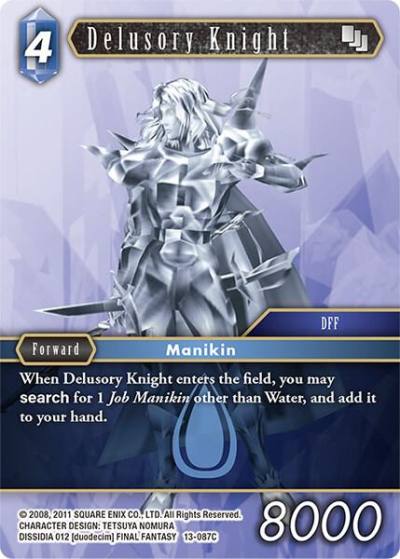 Delusory Knight 13-087C Opus XIII: Crystal Radiance Final Fantasy card