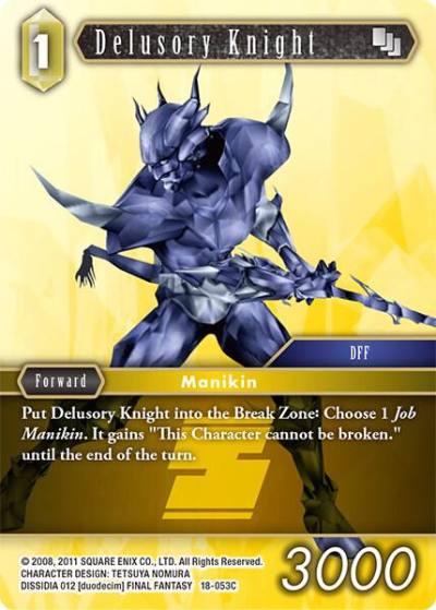 Delusory Knight 18-053C Resurgence of Power Final Fantasy card