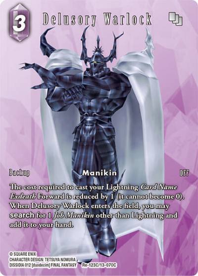 Delusory Warlock Full Art Re-123C/13-070C Legacy Collection Final Fantasy card