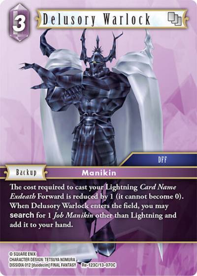 Delusory Warlock Re-123C/13-070C Legacy Collection Final Fantasy card