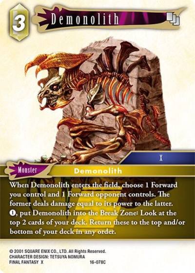 Demonolith 16-078C Emissaries of Light Final Fantasy card