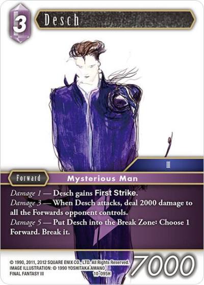 Desch 10-095H Opus X Final Fantasy card
