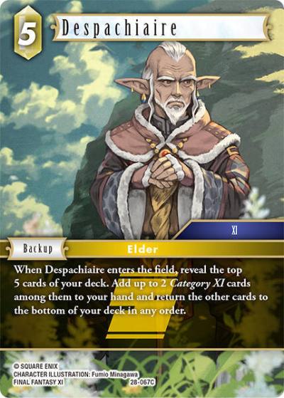 Despachiaire 28-067C Dreamlike Oceans Final Fantasy card