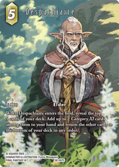 Despachiaire (Full Art) 28-067C Dreamlike Oceans Final Fantasy card