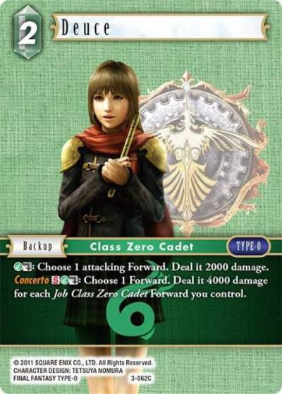 Deuce 3-062C Opus III Final Fantasy card