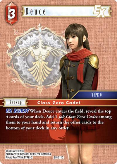 Deuce EX 25-011C Tears of the Planet Final Fantasy card