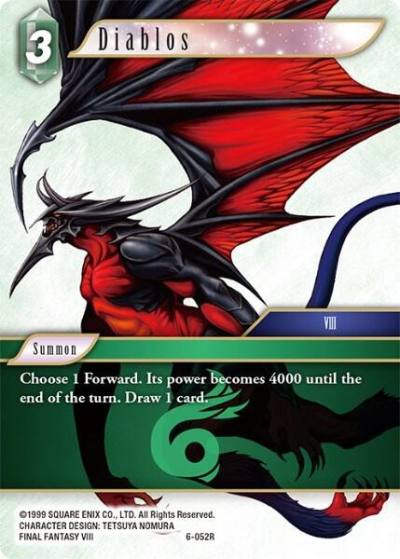 Diablos 6-052R Opus VI Final Fantasy card