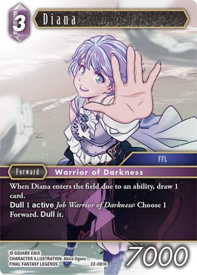 Diana 22-081R Hidden Hope Final Fantasy card