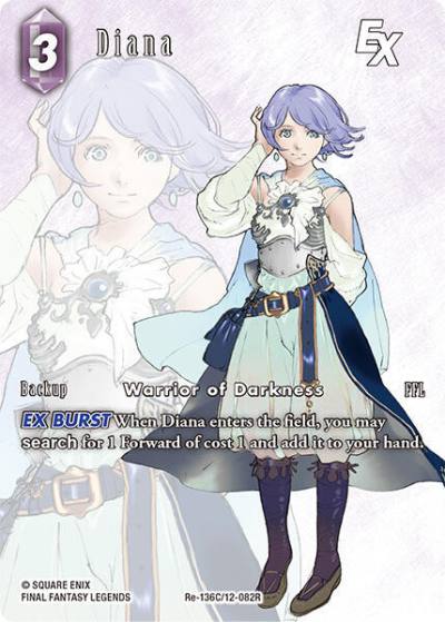 Diana EX Full Art Re-136C/12-082R Legacy Collection Final Fantasy card