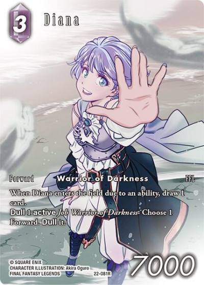 Diana Full Art 22-081R Hidden Hope Final Fantasy card