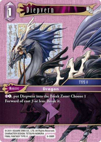 Diepvern 6-098R Opus VI Final Fantasy card