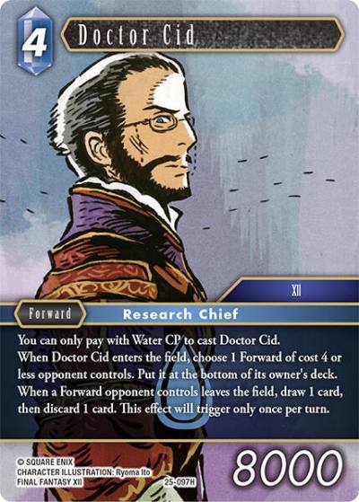 Doctor Cid 25-097H Tears of the Planet Final Fantasy card