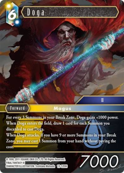 Doga 13-120H Opus XIII: Crystal Radiance Final Fantasy card
