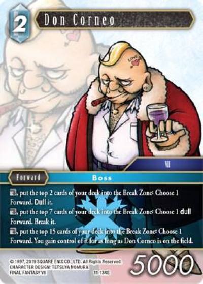 Don Corneo 11-134S Opus XI Final Fantasy card