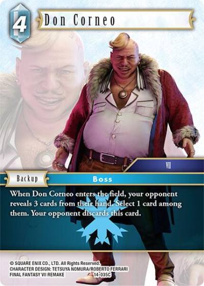 Don Corneo 14-035C Opus XIV: Crystal Abyss Final Fantasy card