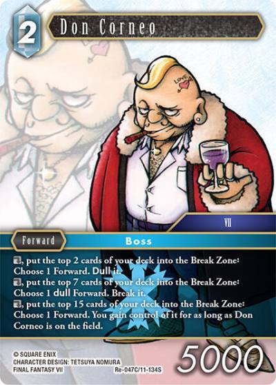 Don Corneo Re-047C/11-134S Legacy Collection Final Fantasy card