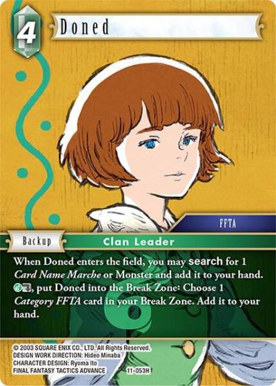 Doned 11-053H Opus XI Final Fantasy card