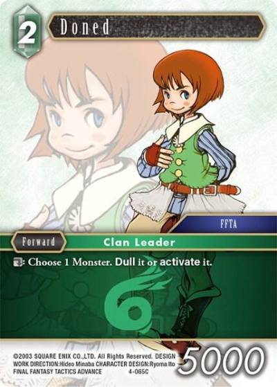 Doned 4-065C Opus IV Final Fantasy card