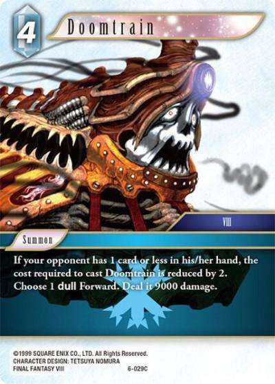Doomtrain 6-029C Opus VI Final Fantasy card