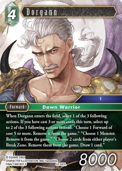 Dorgann 22-047L Hidden Hope Final Fantasy card