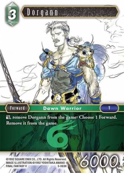 Dorgann 3-063H Opus III Final Fantasy card
