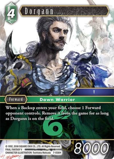 Dorgann 7-056H Opus VII Final Fantasy card