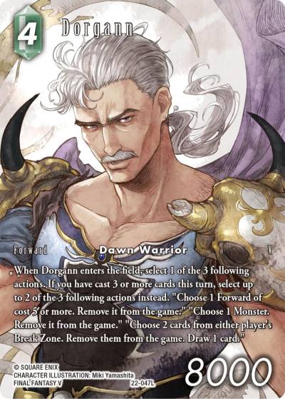Dorgann Full Art 22-047L Hidden Hope Final Fantasy card
