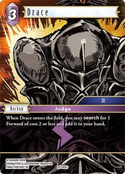 Drace 22-082C Hidden Hope Final Fantasy card