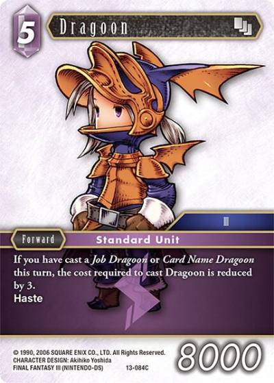 Dragoon 13-084C Opus XIII: Crystal Radiance Final Fantasy card