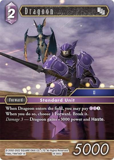 Dragoon 18-085C Resurgence of Power Final Fantasy card
