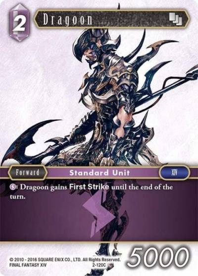 Dragoon 2-120C Opus II Final Fantasy card