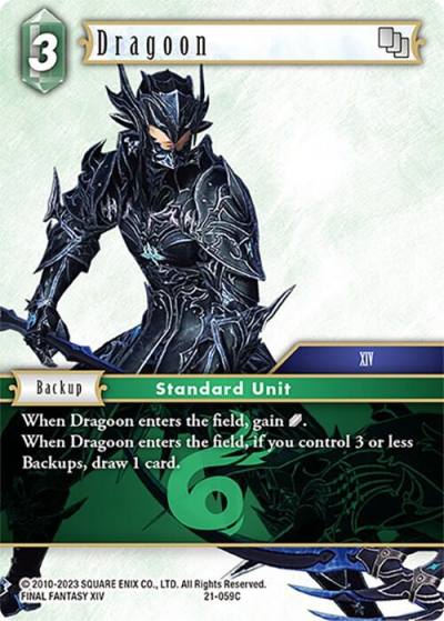 Dragoon 21-059C Beyond Destiny Final Fantasy card