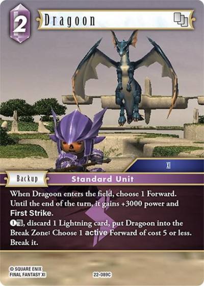Dragoon 22-089C Hidden Hope Final Fantasy card