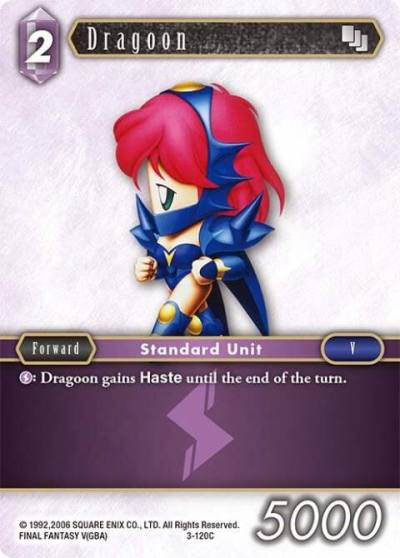 Dragoon 3-120C Opus III Final Fantasy card