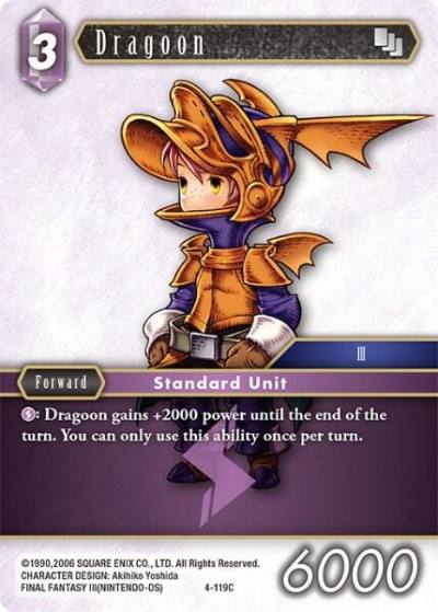 Dragoon 4-119C Opus IV Final Fantasy card