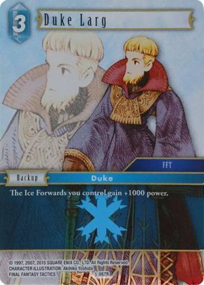Duke Larg 1-057R Deck Exclusive Cards Final Fantasy card