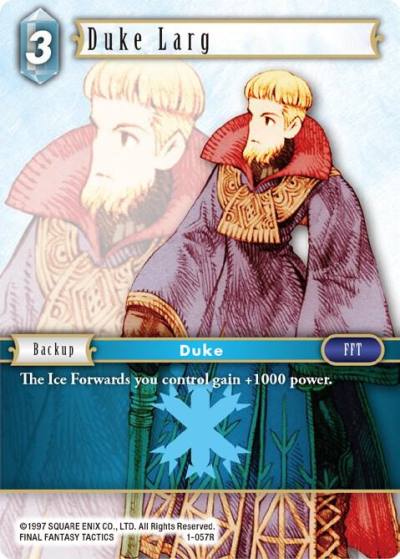 Duke Larg 1-057R Opus I Final Fantasy card