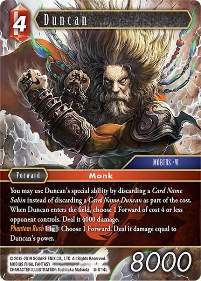 Duncan 8-014L Opus VIII Final Fantasy card