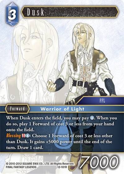 Dusk 12-101R Opus XII Final Fantasy card