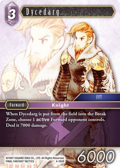 Dycedarg 4-105R Opus IV Final Fantasy card